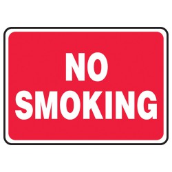 No Smoking Signs