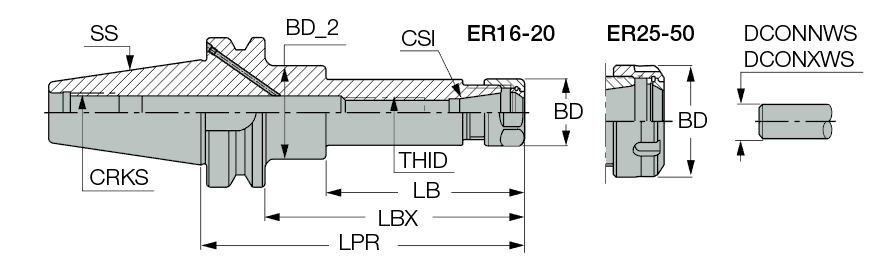 BT50 ER32X200