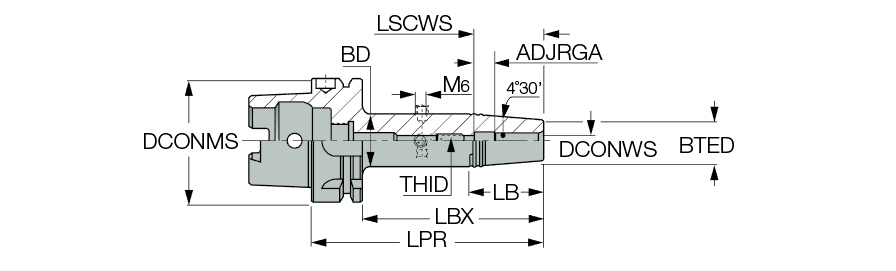 HSK A100 SRKIN3/4X6.250